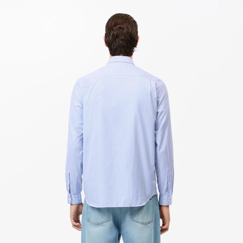 Men's Regular Fit Striped Cotton Shirt - 9@3CH2936 - LACOSTE