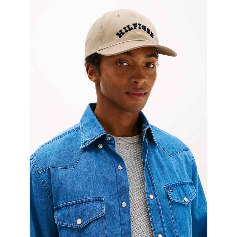 Hilfiger Monotype Six-Panel Baseball Cap - AM0AM13165 - TOMMY HILFIGER