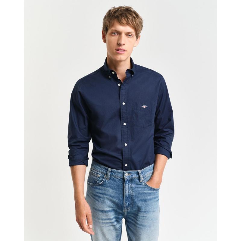 Regular Fit Classic Poplin Shirt - 9@3G3000100 - GANT