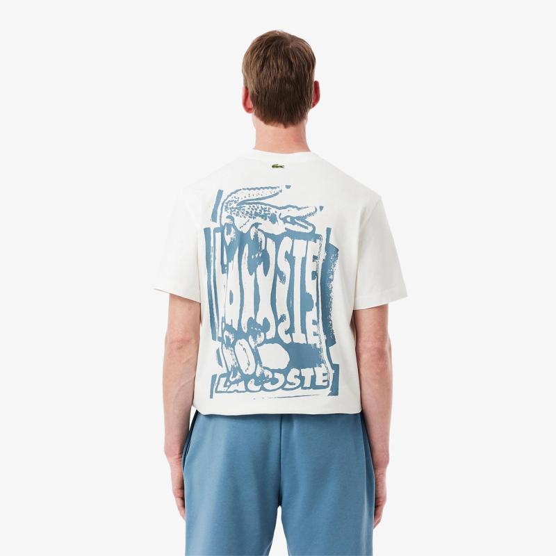 Men's Cotton Jersey Graphic T-Shirt - 3TH0288 - LACOSTE