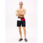 Textured Logo Pool Slides - FM0FM05430 - TOMMY HILFIGER