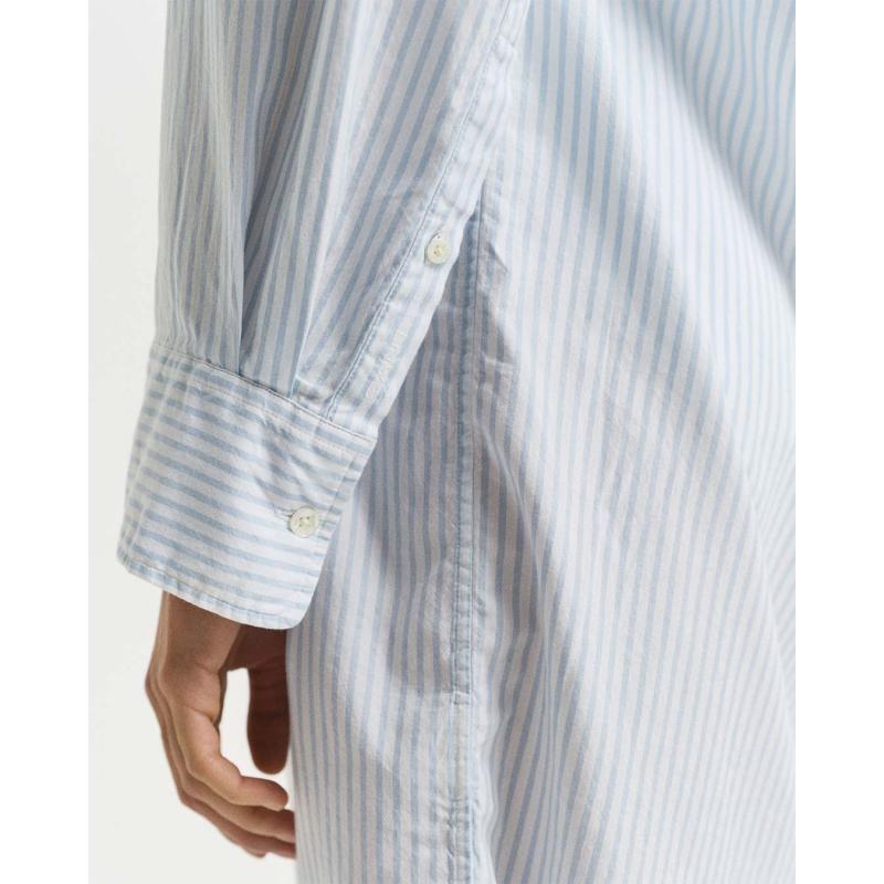 Oversized Striped Luxury Oxford Dress - 3GW4503399 - GANT