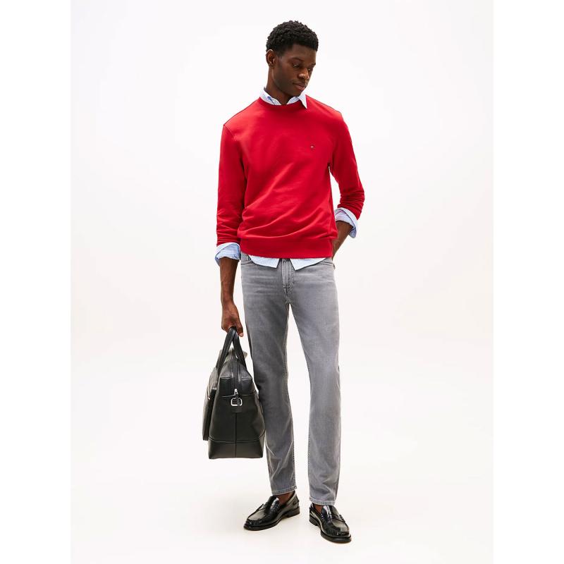 Bleecker Faded Whiskered Slim Jeans - MW0MW38828 - TOMMY HILFIGER