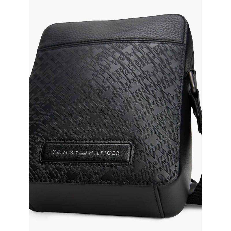 TH Monogram Pebble Grain Reporter Bag - AM0AM13210 - TOMMY HILFIGER