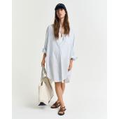 Oversized Striped Luxury Oxford Dress - 3GW4503399 - GANT