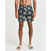 Tropical Leaves Print Swim Shorts - 3G922516013 - GANT