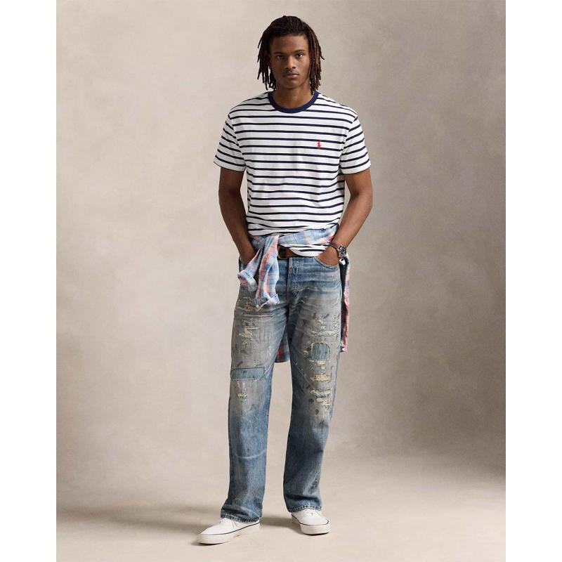 Classic Fit Striped Jersey T-Shirt - 710938134004 - POLO RALPH LAUREN