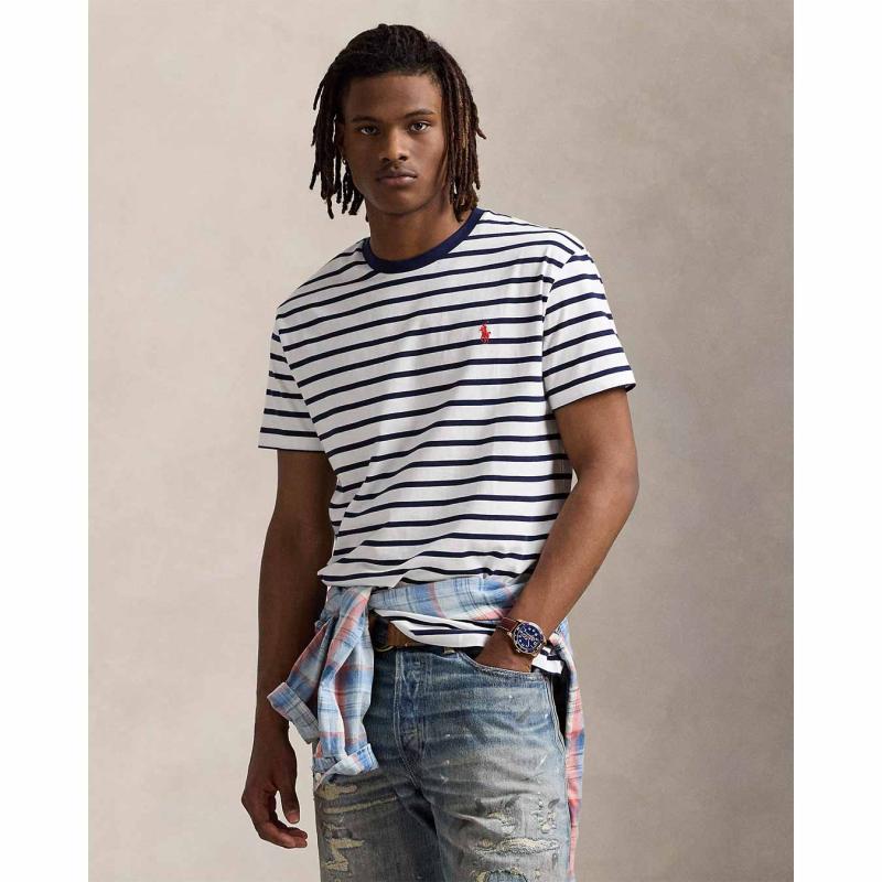 Classic Fit Striped Jersey T-Shirt - 710938134004 - POLO RALPH LAUREN