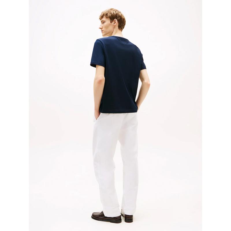 Contrast TH Monogram Embroidery T-Shirt - MW0MW39256 - TOMMY HILFIGER
