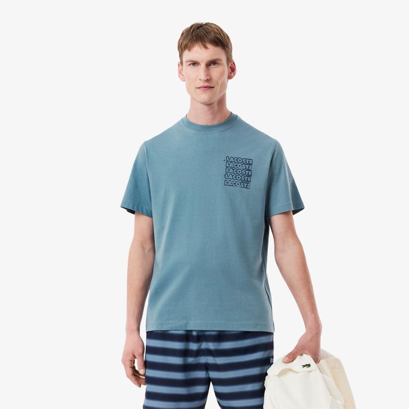 Men's Cotton Jersey Graphic T-Shirt - 3TH0288 - LACOSTE