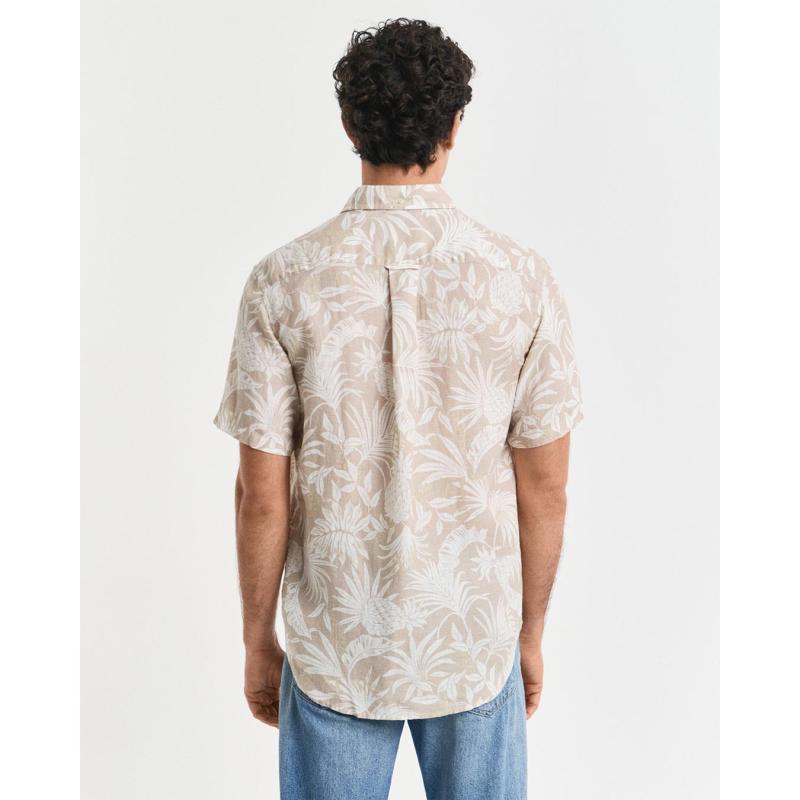 Botanical Print Linen Shirt - 3G3250088 - GANT
