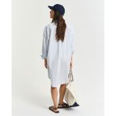 Oversized Striped Luxury Oxford Dress - 3GW4503399 - GANT