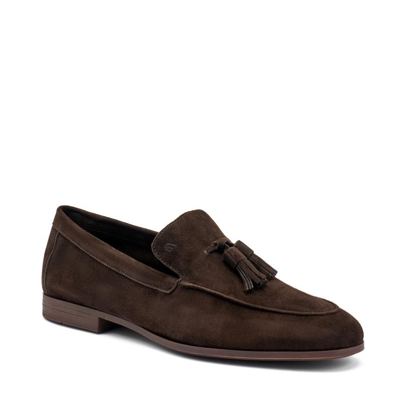 Suede loafers with tassel details - 9@34D4 - FRAU
