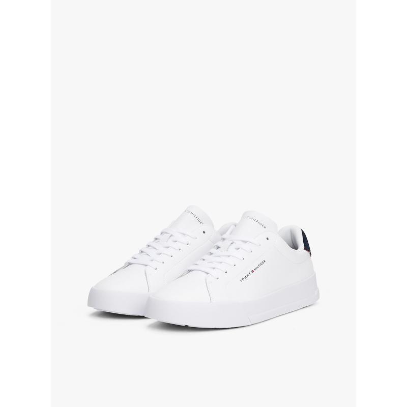 Contrast Heel Court Trainers - FM0FM05367 - TOMMY HILFIGER