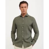 Linen Solid colour Shirt Collar cutaway - 721ML/11297 - XACUS