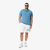 Men's Graphic Print Cotton Fleece Shorts - 3GH0286 - LACOSTE