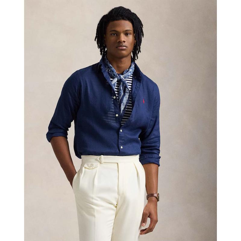 Lightweight Linen Shirt - 710966294006 - POLO RALPH LAUREN