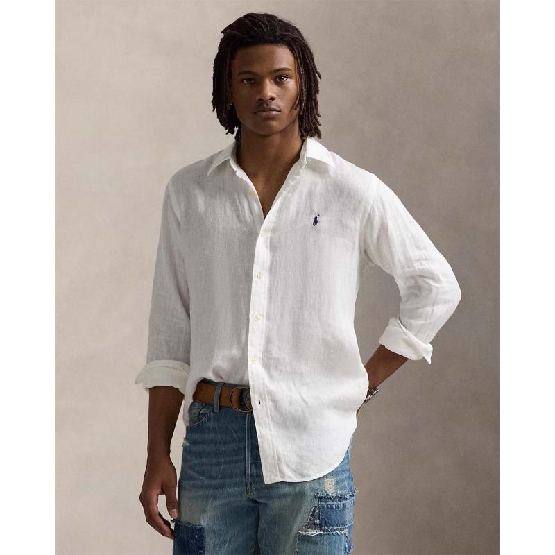 Lightweight Linen Shirt - 710966294003 - POLO RALPH LAUREN
