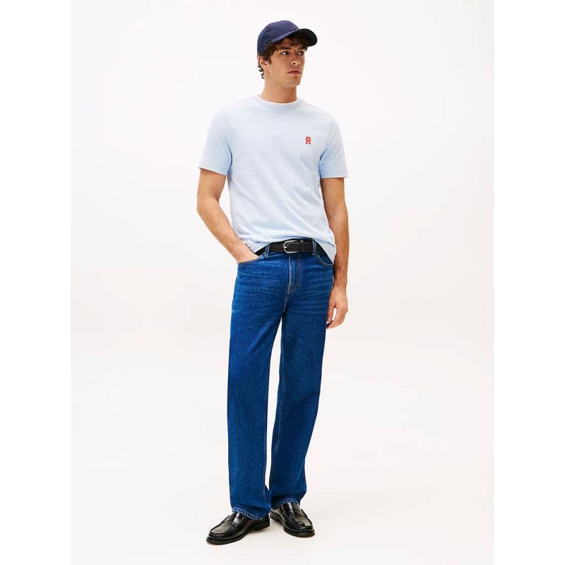 Contrast TH Monogram Embroidery T-Shirt - MW0MW39256 - TOMMY HILFIGER