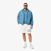 Men's Graphic Print Cotton Fleece Shorts - 3GH0286 - LACOSTE