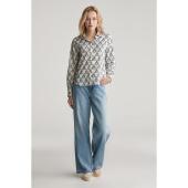 Rope Print Cotton Shirt - 3GW4300460 - GANT