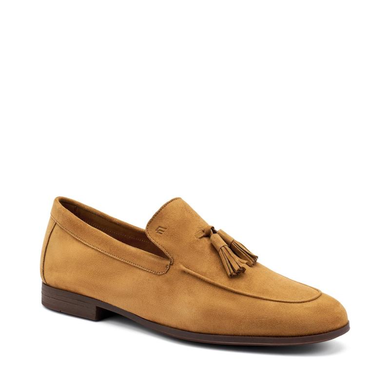 Suede loafers with tassel details - 9@34D4 - FRAU