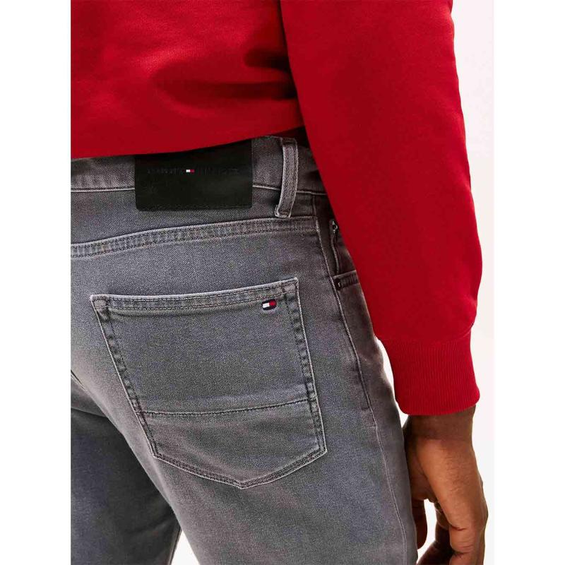 Bleecker Faded Whiskered Slim Jeans - MW0MW38828 - TOMMY HILFIGER