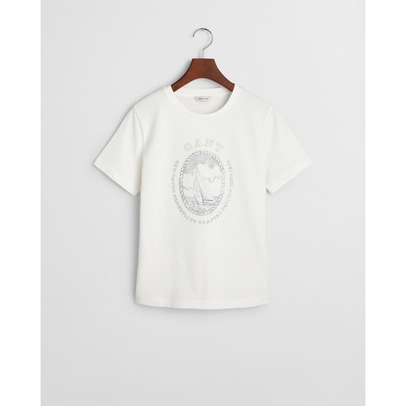Graphic T-Shirt - 3GW4200590 - GANT