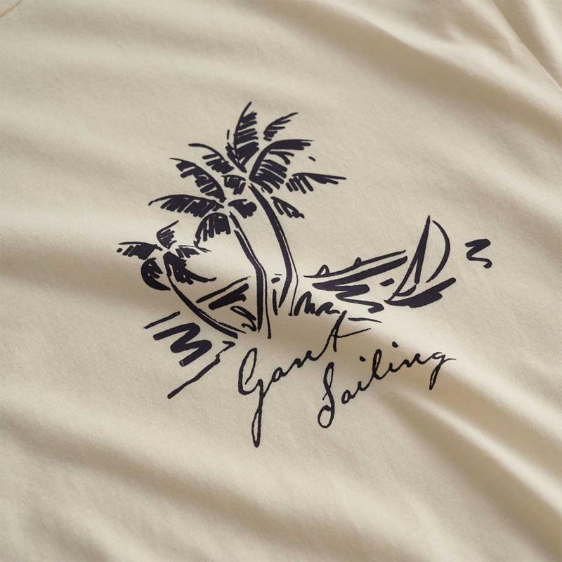 GANT SUNFADED PRINTED TSHIRT - 3G2003322