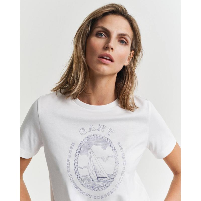 Graphic T-Shirt - 3GW4200590 - GANT