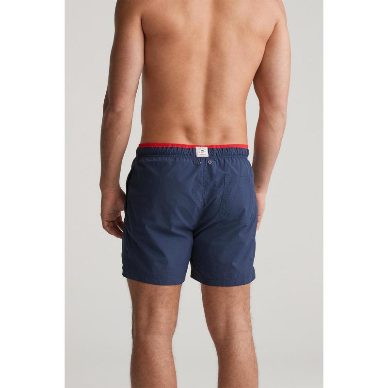 FLAG PRINT SWIM SHORTS MARINE - 3G922516016 - GANT