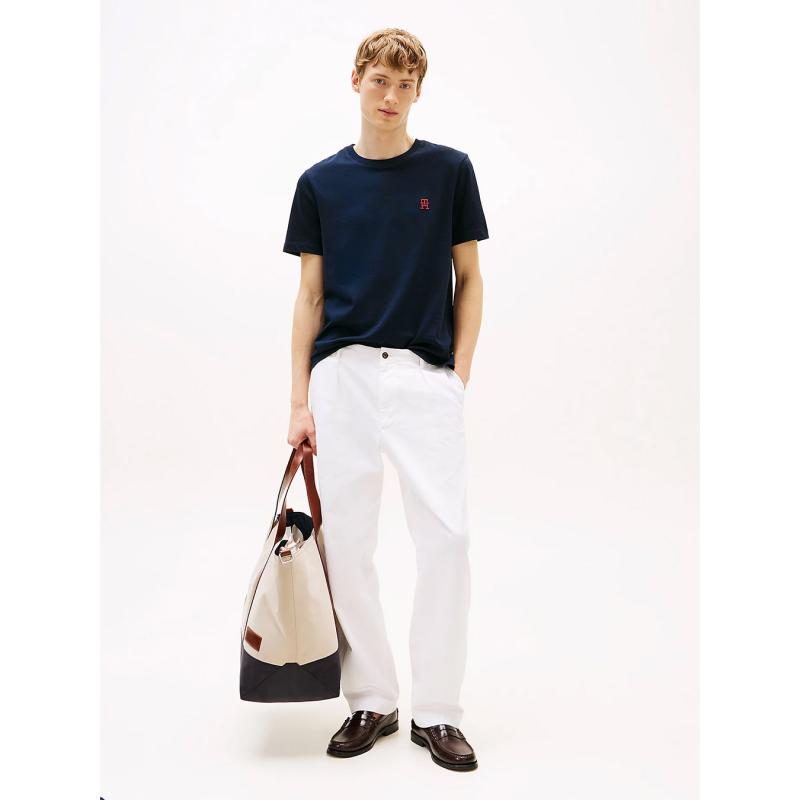 Contrast TH Monogram Embroidery T-Shirt - MW0MW39256 - TOMMY HILFIGER