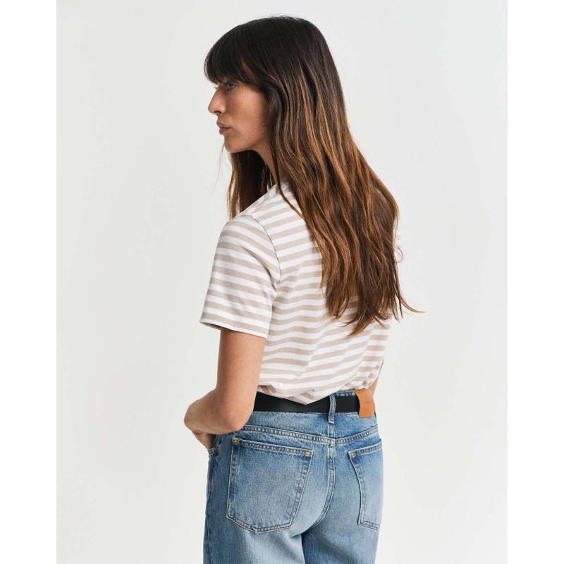 Striped Shield T-Shirt - 3GW4200564 - GANT