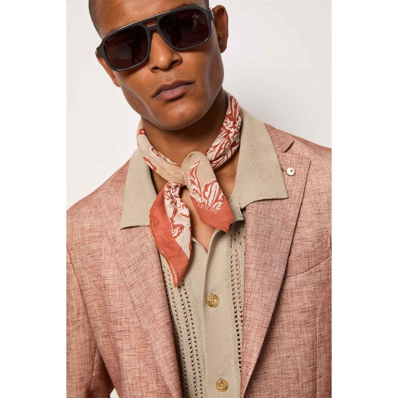 L.B.M. 1911 Floral-print neck scarf - 6579_59070/2 - L.Β.Μ. 1911