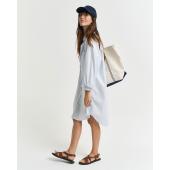 Oversized Striped Luxury Oxford Dress - 3GW4503399 - GANT