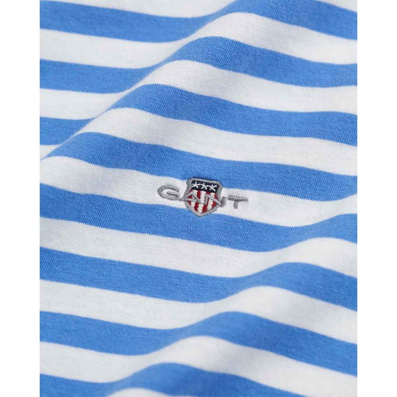 Striped Shield T-Shirt - 3GW4200564 - GANT
