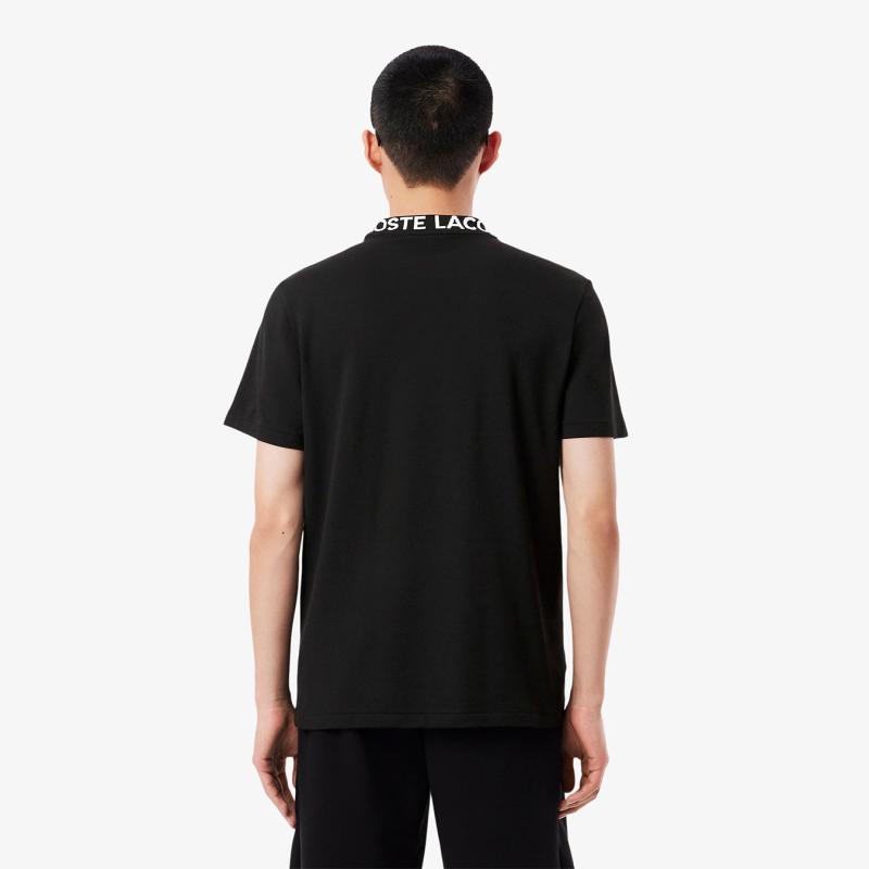 Men's Branded Piqué T-Shirt - 3TH9582 - LACOSTE