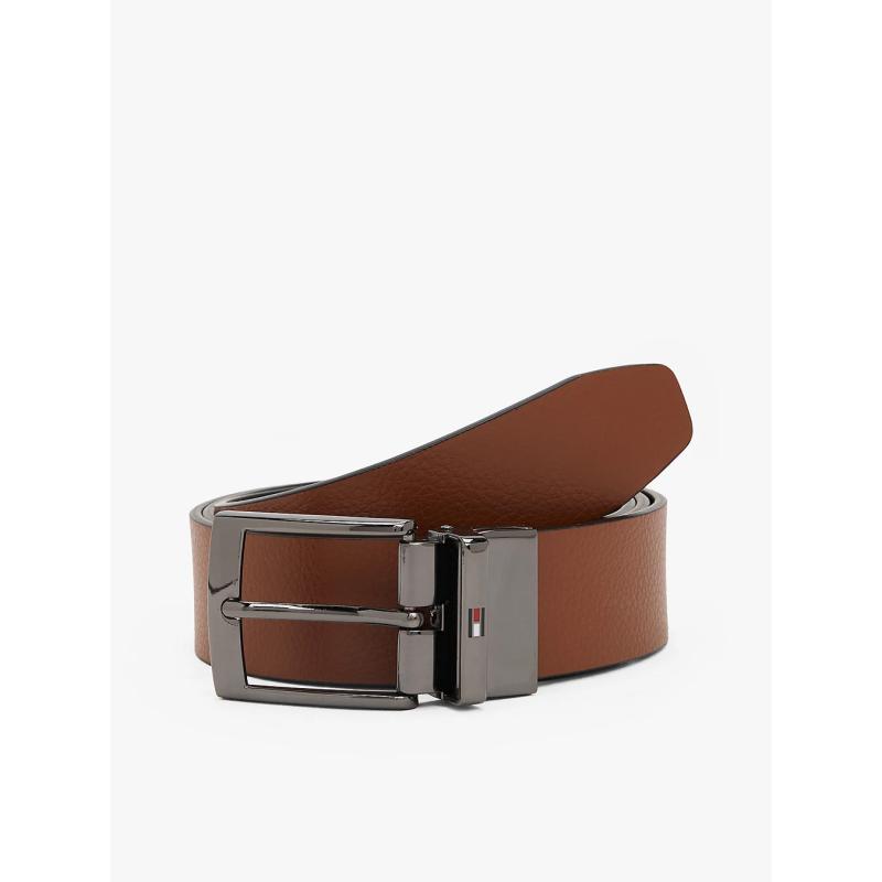 Reversible Square Buckle Leather Belt - AM0AM13173 - TOMMY HILFIGER