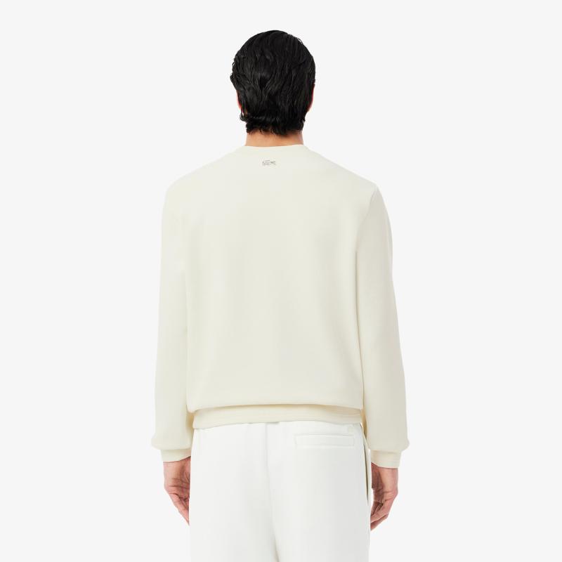 Men's Embossed Logo Piqué Sweatshirt - 3SH9959 - LACOSTE