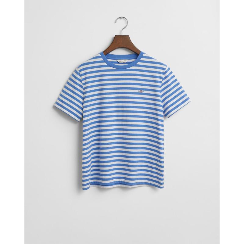 Striped Shield T-Shirt - 3GW4200564 - GANT