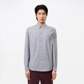 Men's Regular Fit Striped Cotton Shirt - 9@3CH2936 - LACOSTE