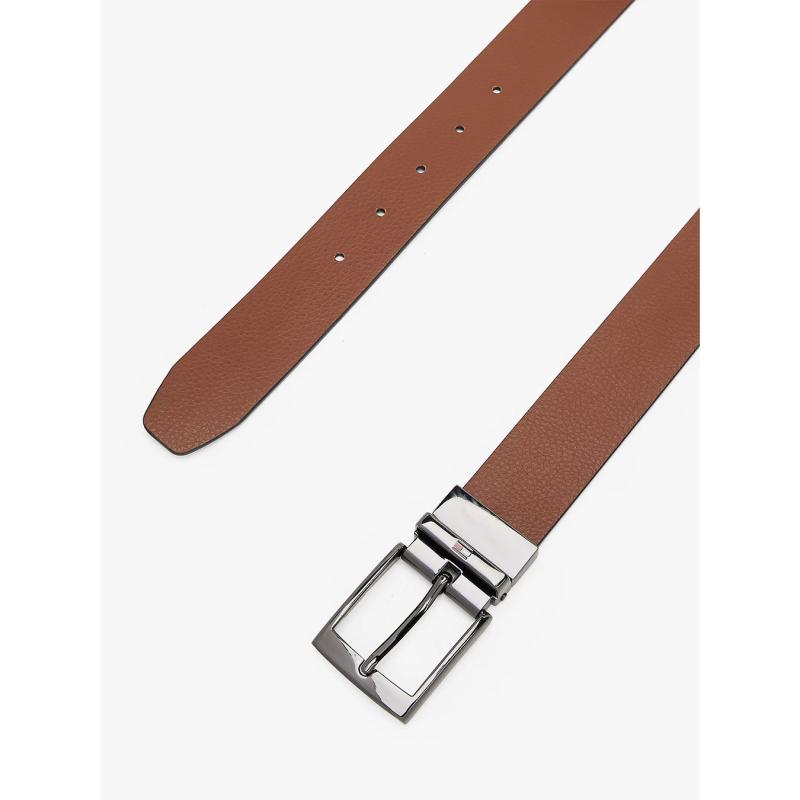 Reversible Square Buckle Leather Belt - AM0AM13173 - TOMMY HILFIGER