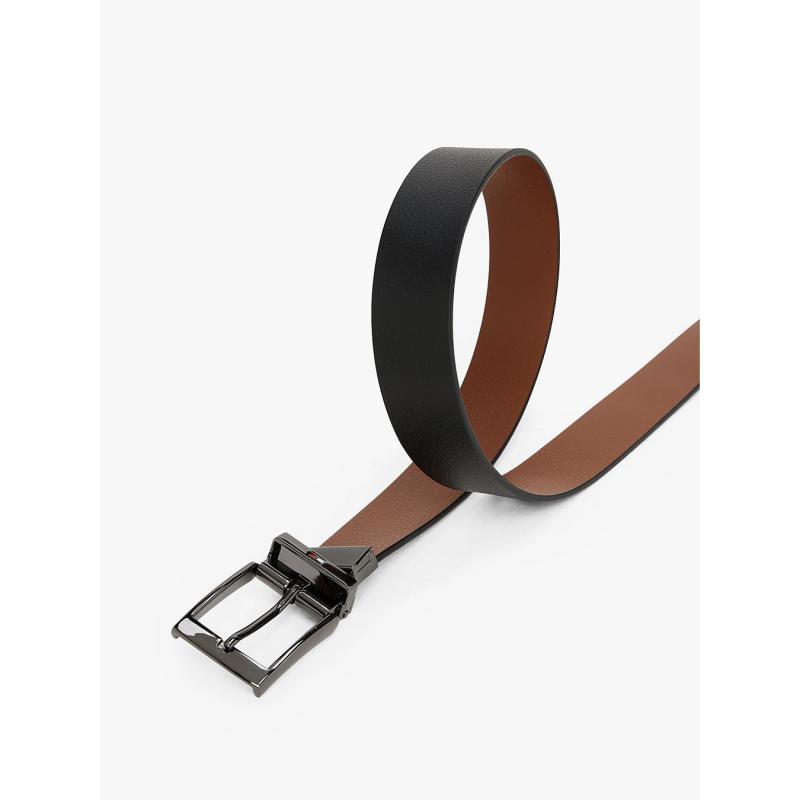 Reversible Square Buckle Leather Belt - AM0AM13173 - TOMMY HILFIGER