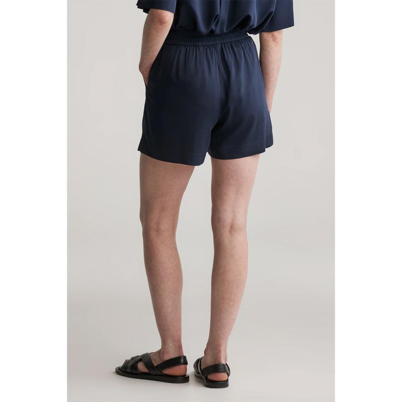 Relaxed Fit Linen Blend Pull-On Shorts - 3GW4020126 - GANT