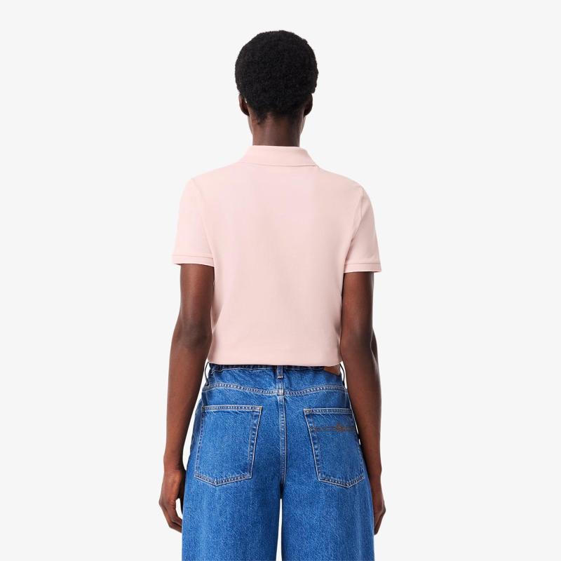 Women's L.12.D Slim Fit Stretch Mini Piqué Polo - 9@3PF5462 - LACOSTE