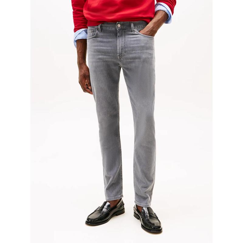 Bleecker Faded Whiskered Slim Jeans - MW0MW38828 - TOMMY HILFIGER