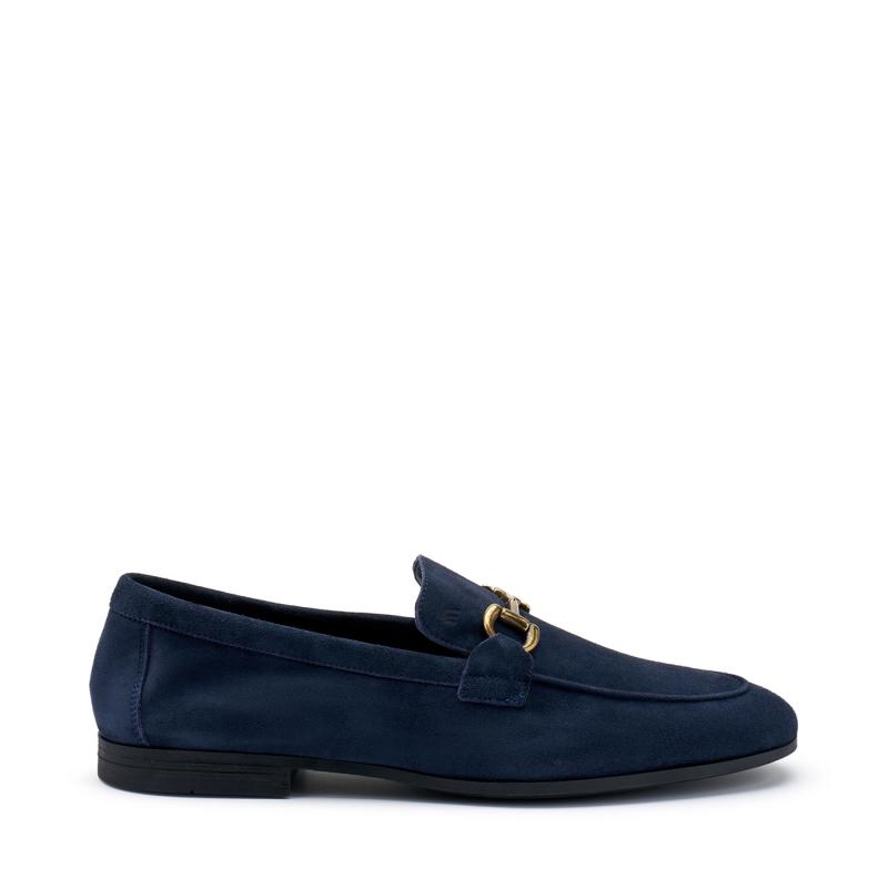 Suede loafers with clasp detail - 34D6 - FRAU