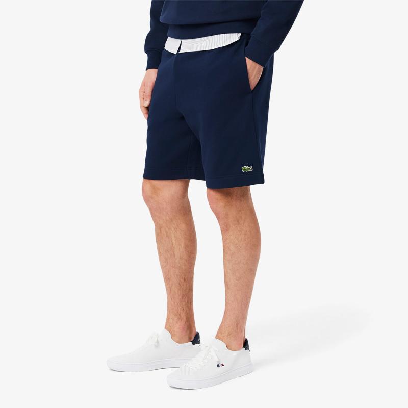 Men's Regular Fit Fleece Shorts - 3GH9860 - LACOSTE