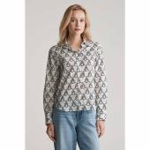 Rope Print Cotton Shirt - 3GW4300460 - GANT