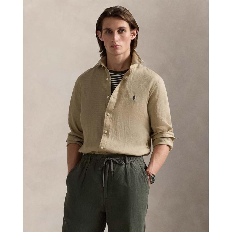 Lightweight Linen Shirt - 710966294016 - POLO RALPH LAUREN
